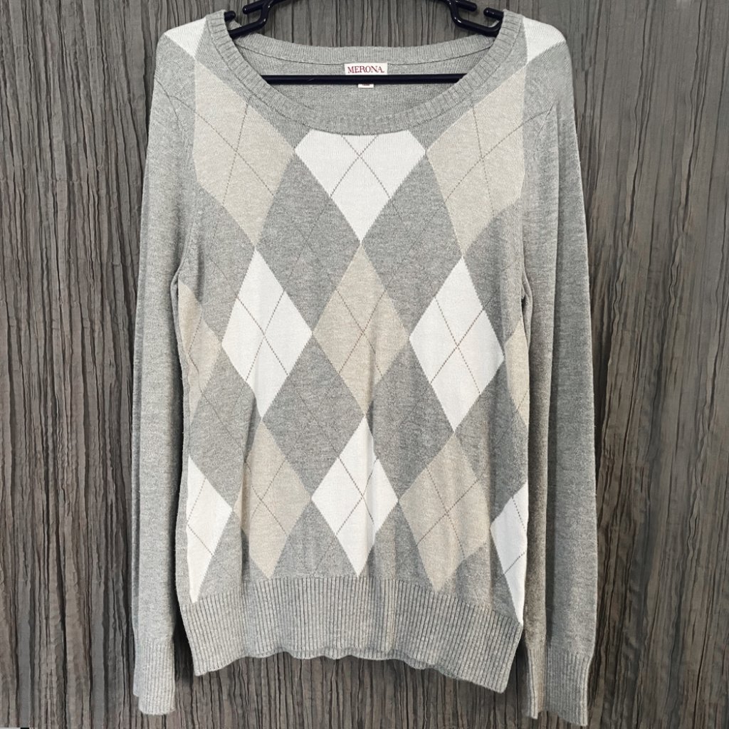 Argyle Pullover Sweater